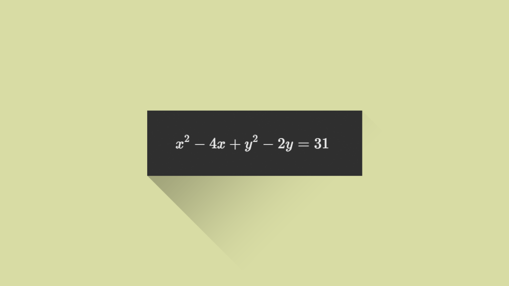 Berapakah jarak antara titik dan lingkaran berikut (8, -7) dan x² + y² - 4x - 2y - 31 = 0